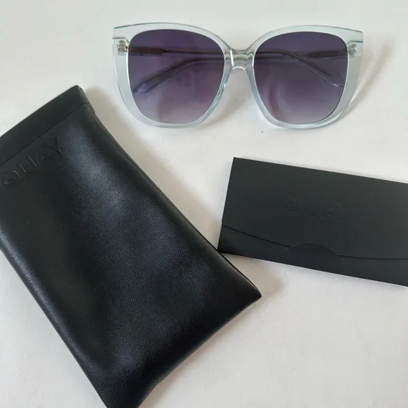 Quay Australia Ever After Smoke Frame Sunglasses - Picture 3 of 3